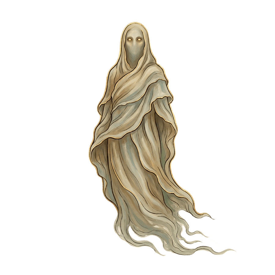 The Chapel Ghost, a Grit companion beast in its final form