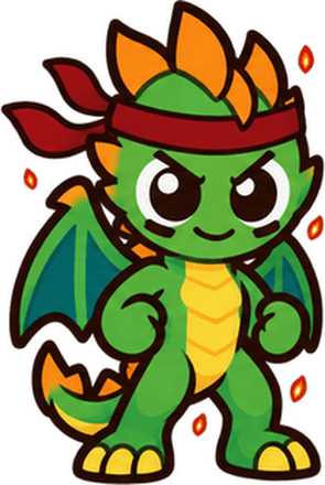 The dragon companion in its Hard Mode gear
